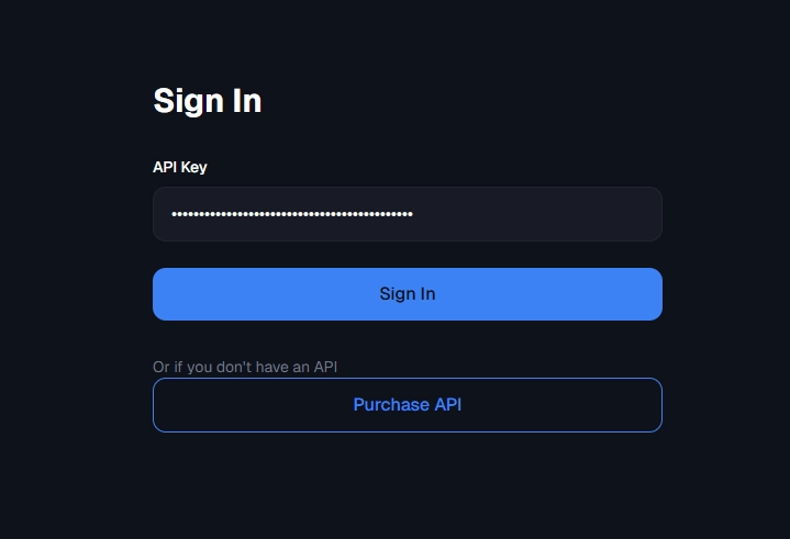 Dynamix Sign In Page